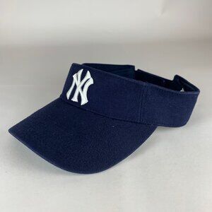 New York Yankees MLB Vintage Navy Blue Drew Pearson Strapback Adjustable Visor